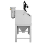 Cabine de sablage 350l ouverture supérieure aspiration