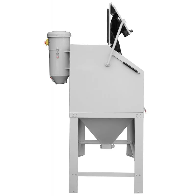 Cabine de sablage 350l ouverture supérieure aspiration