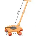 Patins rouleurs charges lourdes roues orientables 5t