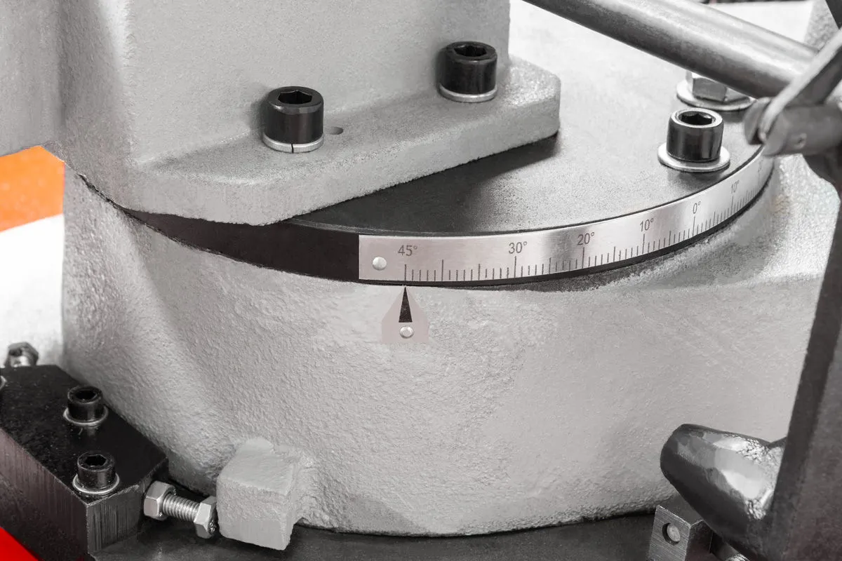 Scie à ruban métaux Holzmann BS712TURN angle de coupe