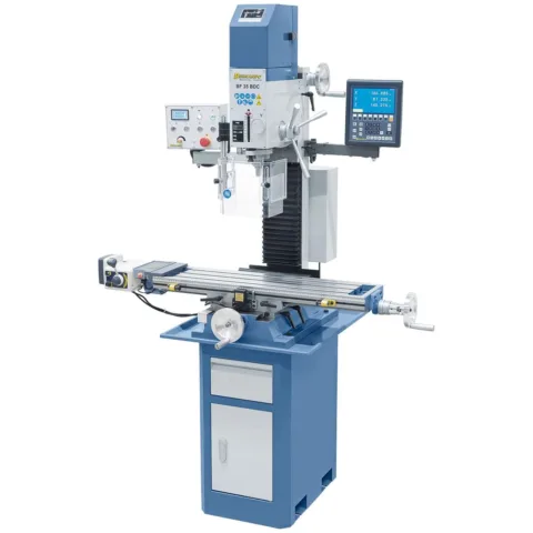 Perceuse fraiseuse taraudeuse Bernardo BF 35 BDC incl. avance et indicateur digital 3 axes