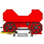 Scie à grumes Holzmann BBS350 02