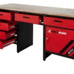 Etabli atelier WT1700 Holzmann tirroirs ouvert
