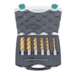 Kit de forets HSS CDS TiN 14 a 24mm Prof. 50mm 41-11042_1