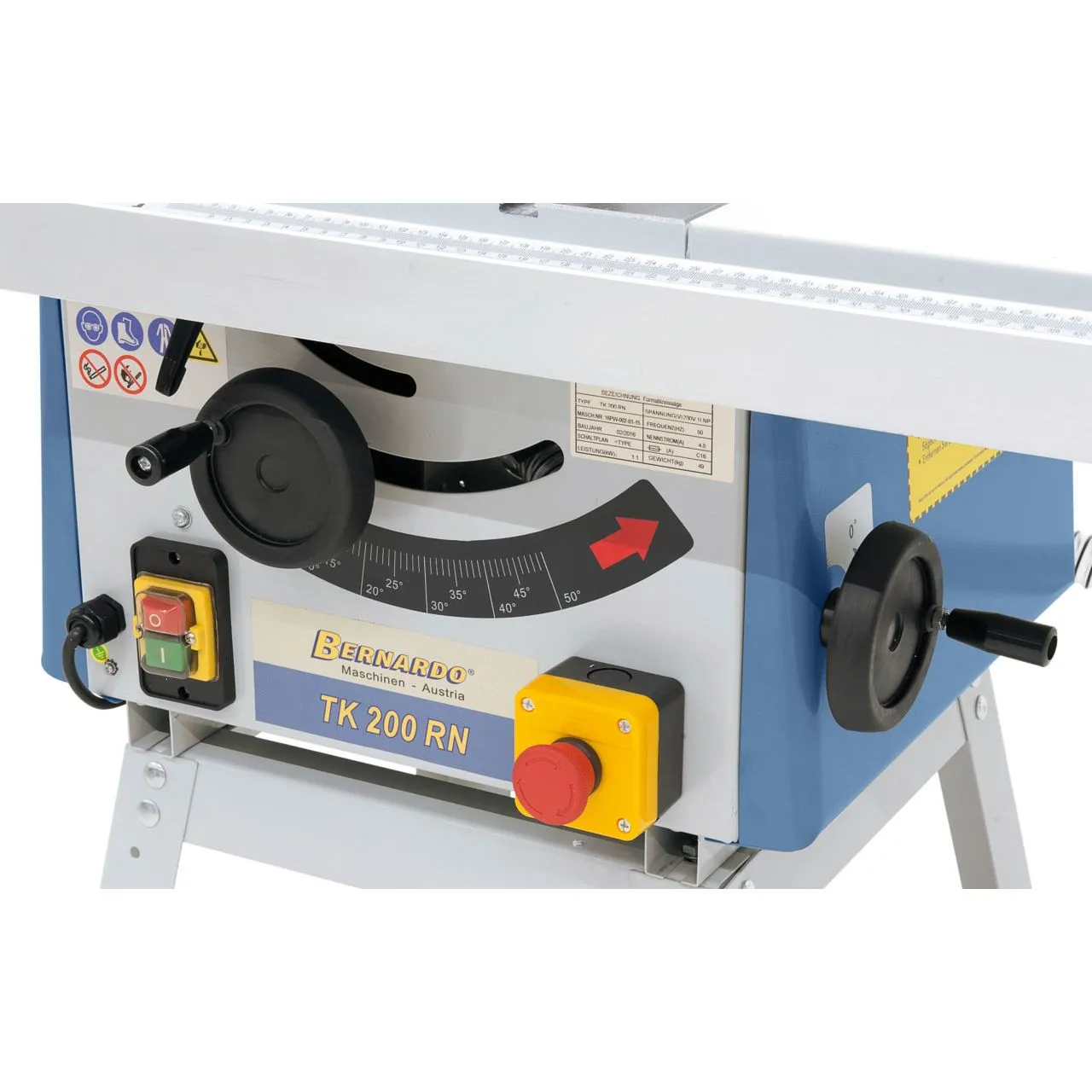 Scie circulaire sur table Bernardo TK 200 RN 03