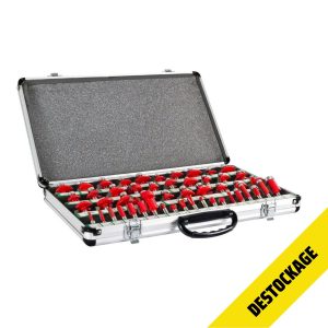 Coffret de 50 fraises pour défoncesuse Holzmann OFS50