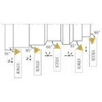 Jeu d'outils de tournages à plaquettes carbures 03