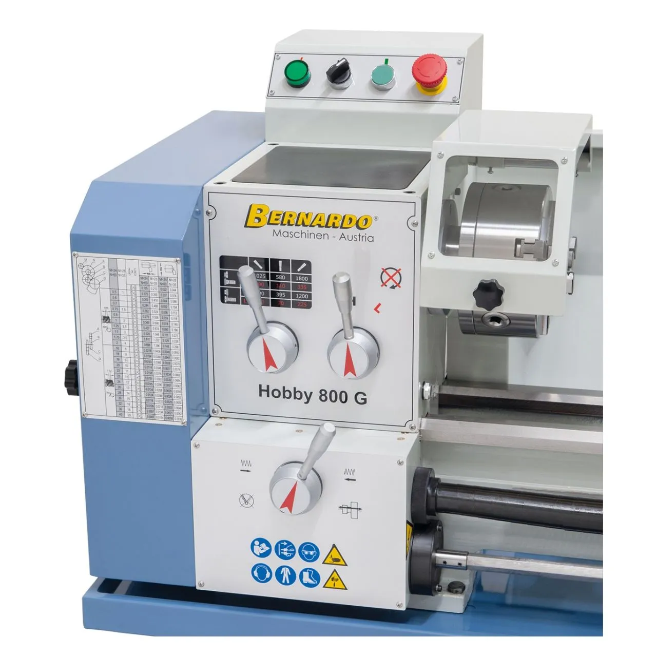 Tour à métaux Bernardo Hobby 800 G 07