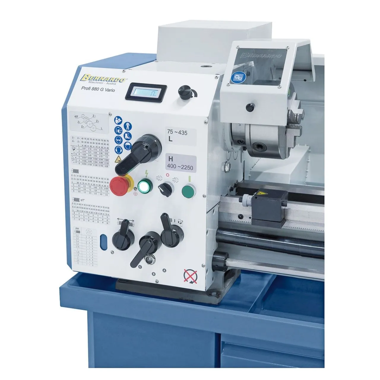Tour à métaux Bernardo Profi 880 G Vario 03