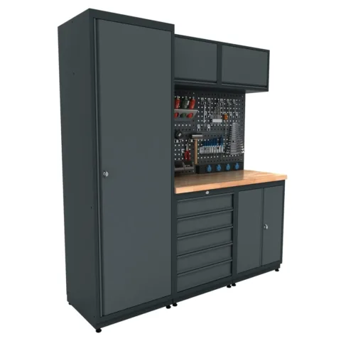 Établi atelier avec armoires Boxoutils Expert Module 2