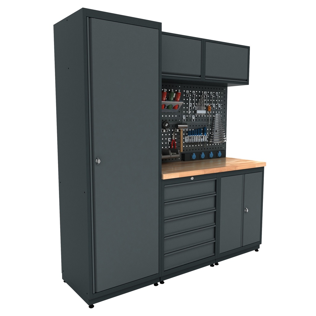 Établi atelier avec armoires Boxoutils Expert Module 2