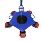 Patin rouleur fortes charges orientables 4 tonnes 5 roues. Outilbox.