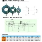 Mandrin 3 mors pour Positionneur Vireur Soudage LM30 - 400mm Dimensions