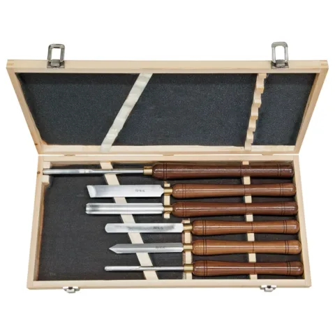 Outils de tournage bois en coffret 10-7001