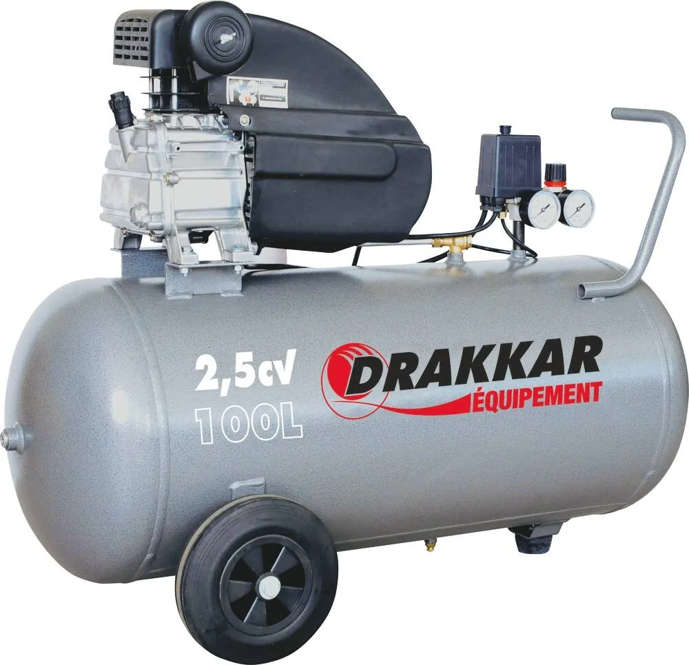 Compresseur 100l Drakkar