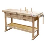 Établi bois massif 4 tiroirs de menuisier Holzmann WB162L