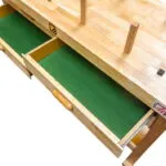 Établi bois massif 4 tiroirs de menuisier Holzmann WB162L. Outilbox