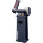 Ponceuse à bande et Meule d'établi industrielle MSM250 avec socle- 400v.