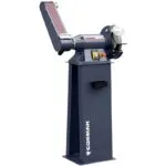 Ponceuse à bande et Meule d'établi industrielle MSM250 avec socle- 400v. Outilobx