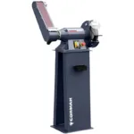 Ponceuse à bande et Meule d'établi industrielle MSM250 avec socle- 400v. Outilobx