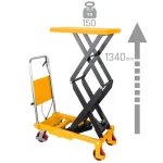 Table elevatrice 150 kg double ciseaux TA1513 - 04