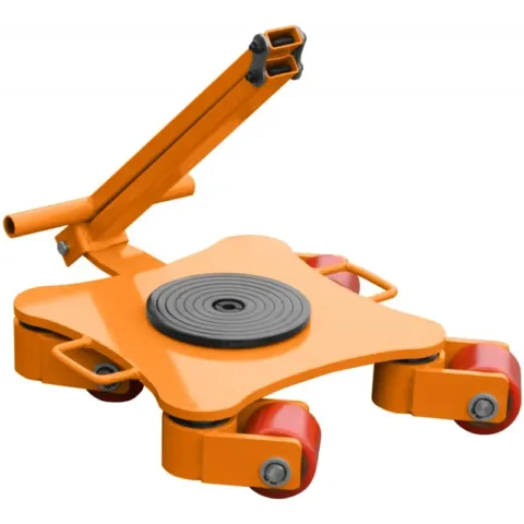 Patin rouleur fortes charges orientables 4 tonnes 4 roues Cormak