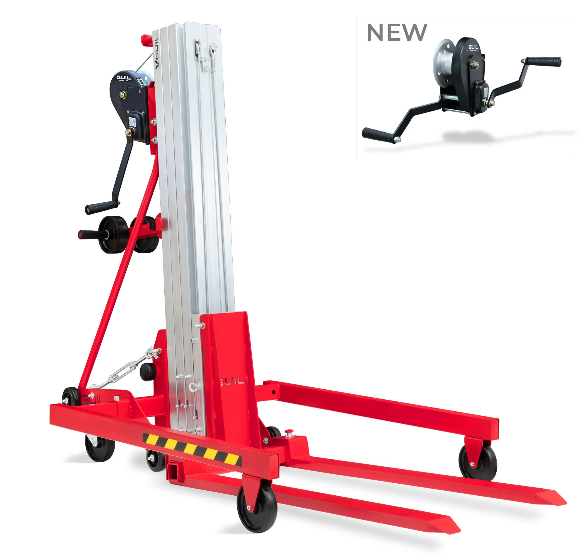 Monte charge pour palettes Toro E-501/C - Capacité 200kg - Hauteur 3,50m