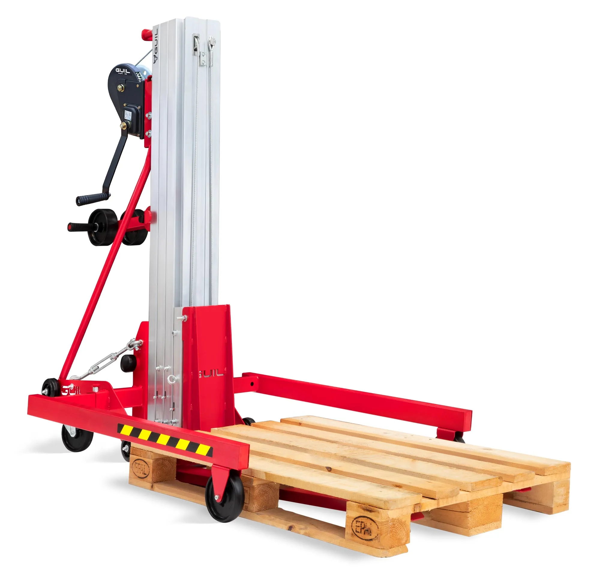 Monte charge pour palettes Toro E-501/C - Capacité 200kg - Hauteur 3,50m