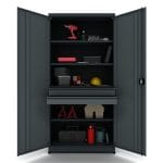 Armoire d'atelier 2 portes + 2 tiroirs VBG95D2L 03