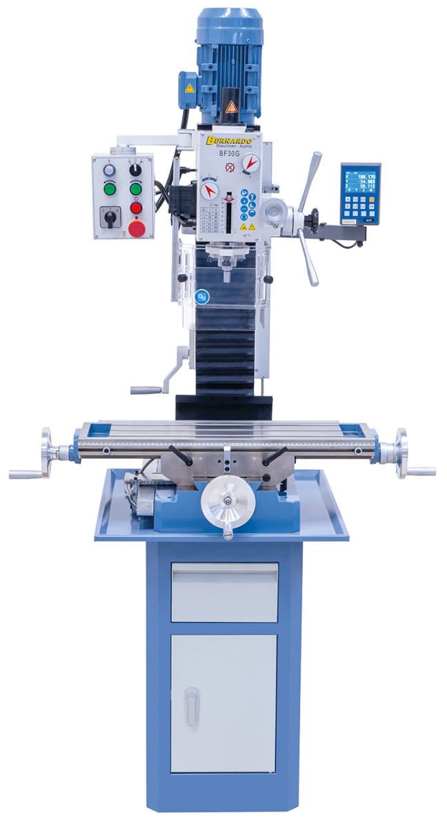 Perceuse fraiseuse Bernardo BF 30 G avec indicateur digital 3 axes DT 40