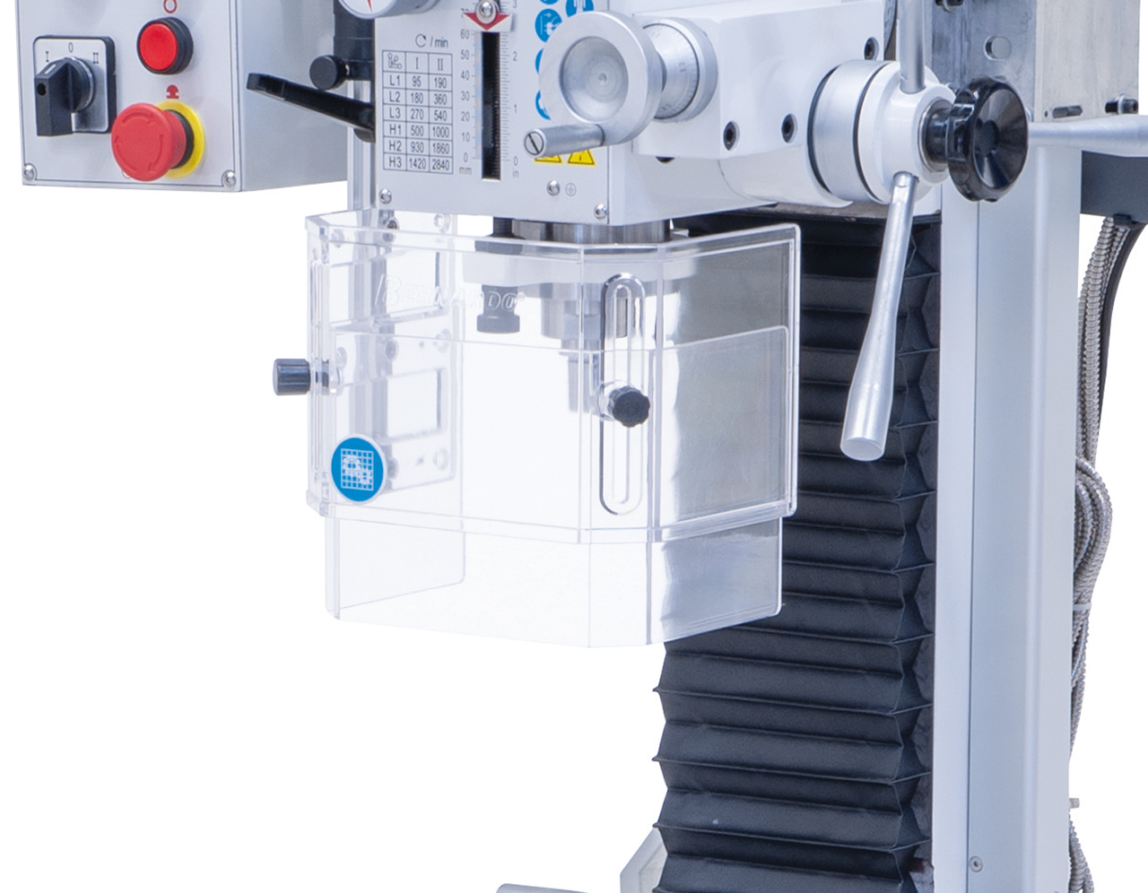 Perceuse fraiseuse Bernardo BF 30 G avec indicateur digital 3 axes DT 40
