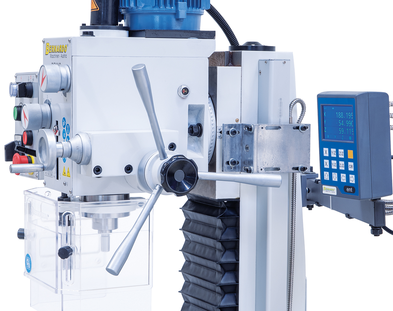 Perceuse fraiseuse Bernardo BF 30 G avec indicateur digital 3 axes DT 40