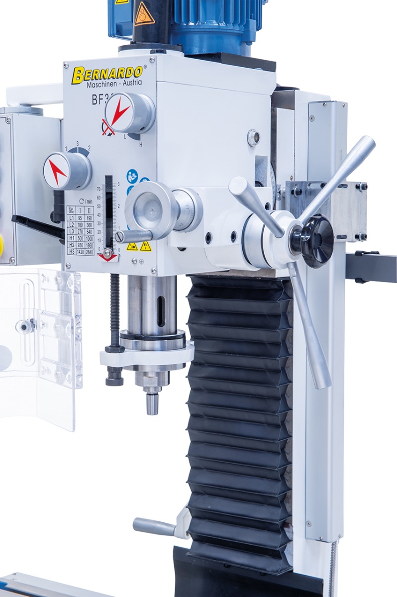 Perceuse fraiseuse Bernardo BF 30 G avec indicateur digital 3 axes DT 40