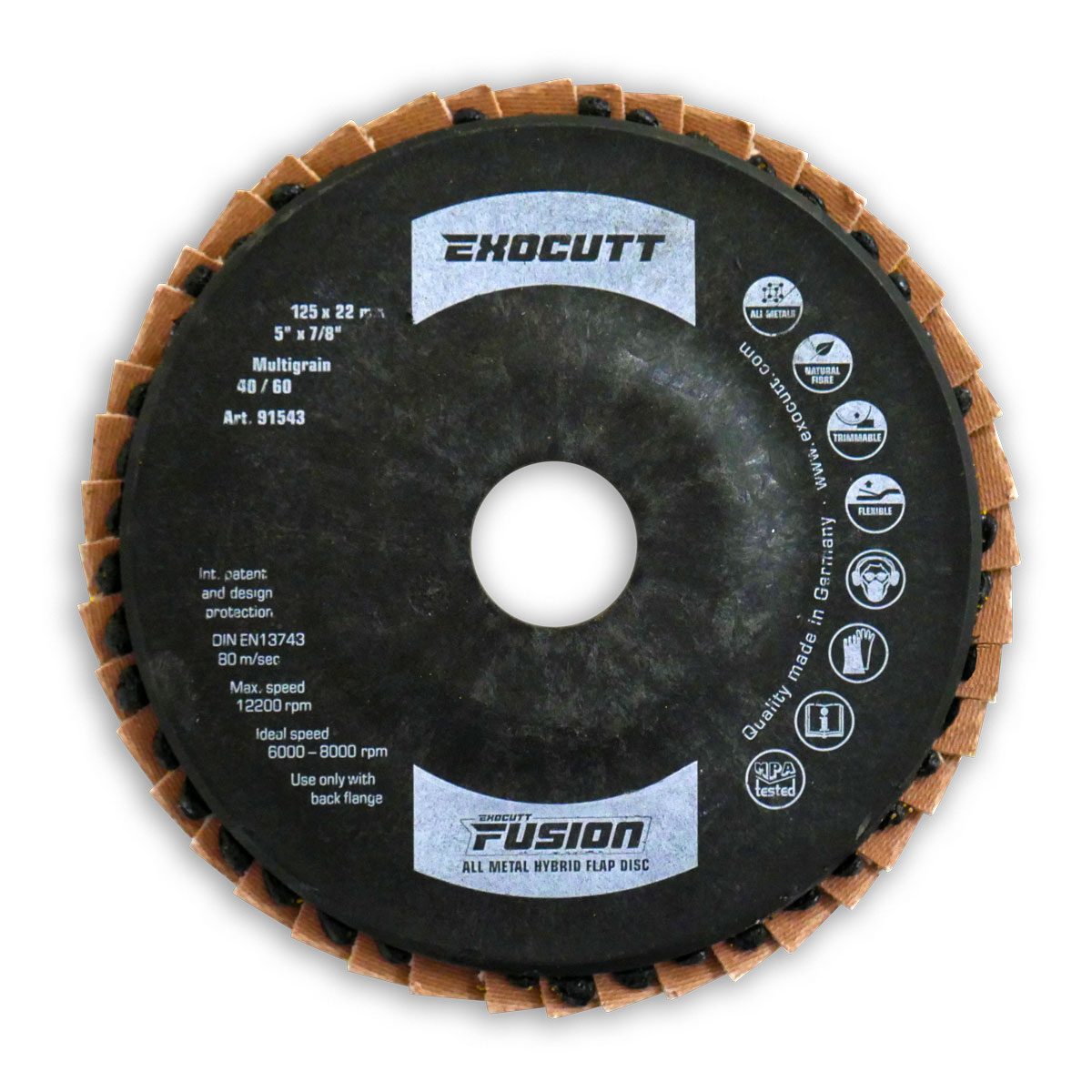 Disque à lamelles Ø125mm Exocutt Fusion