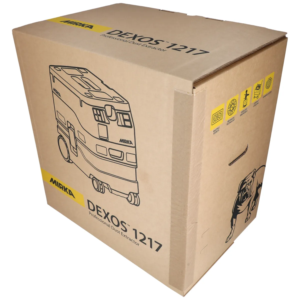 Aspirateur professionnel compact Mirka DEXOS 1217 AFC