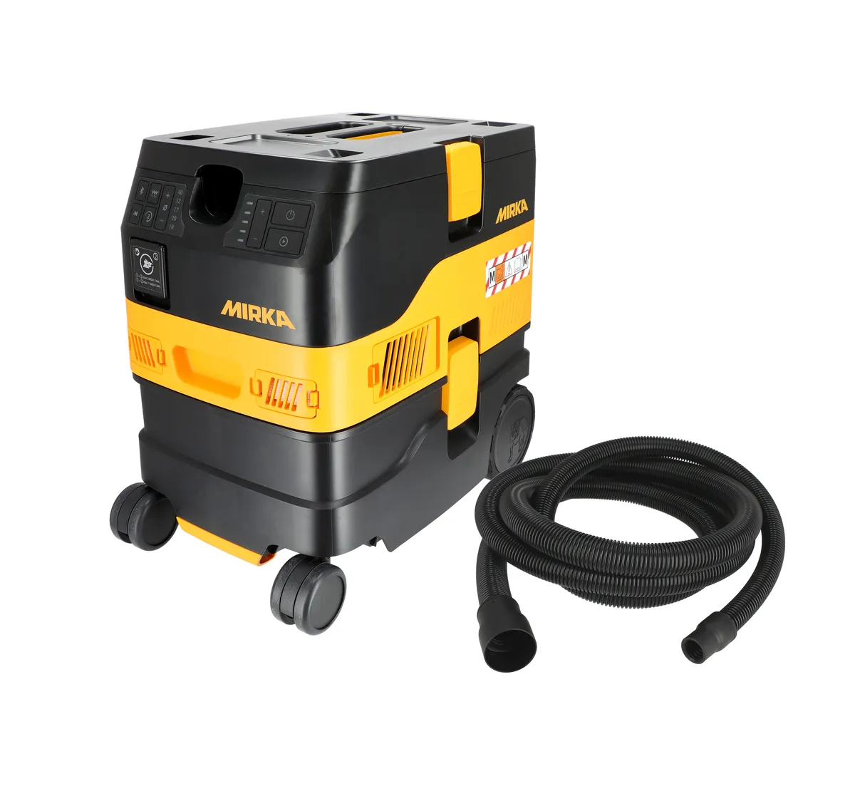 Aspirateur professionnel compact Mirka DEXOS 1217 AFC avec tuyau de 4m