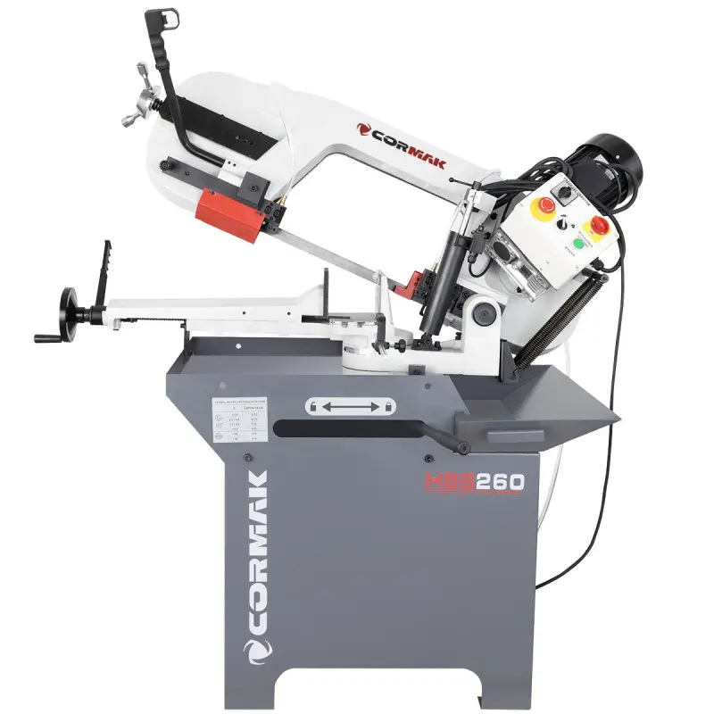 Scie à ruban à métaux Cormak HBS260 - 400v