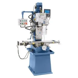 Perceuse fraiseuse Bernardo FM 55 HSV avec indicateur digital 3 axes ES-12 V et avance pour l'axe x