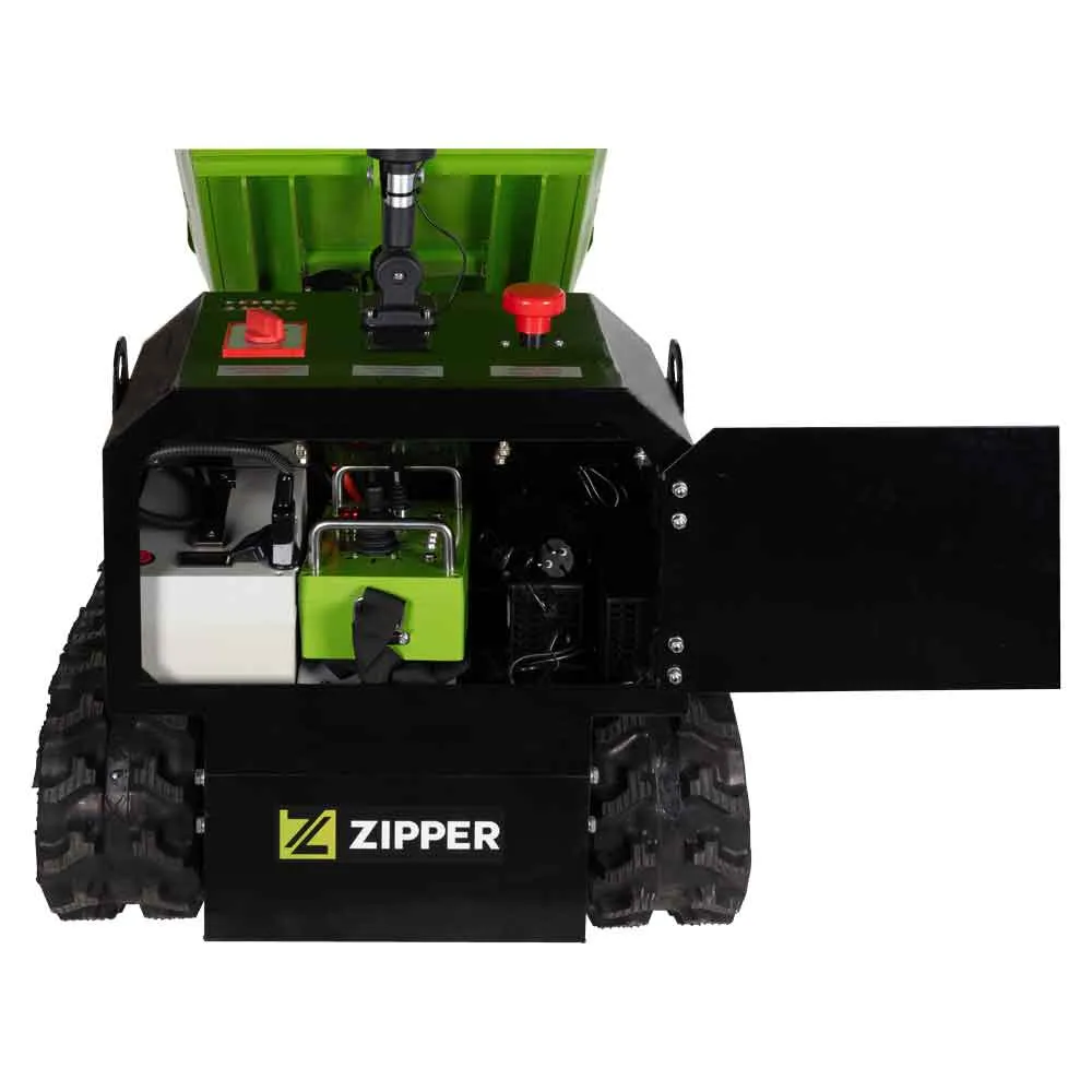 Brouette électrique a chenilles télécommandée Zipper ZI-ED400 a batterie 04