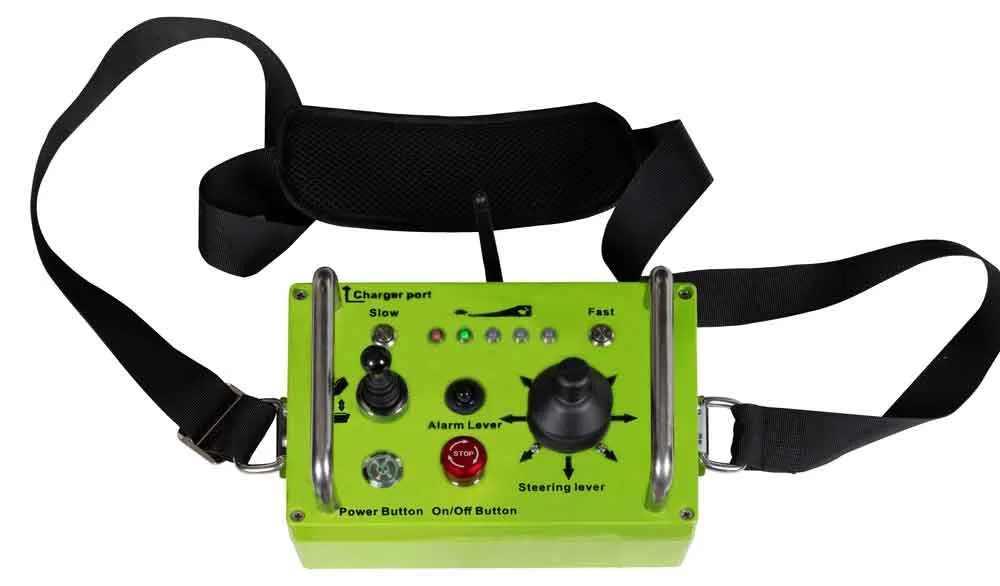 Brouette électrique a chenilles télécommandée Zipper ZI-ED400 a batterie 05