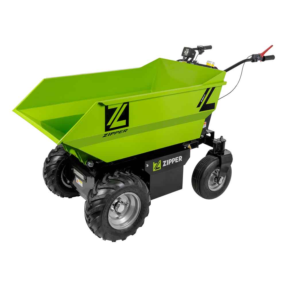Brouettes électrique minidumper Zipper ZI-ED500 a batterie 01