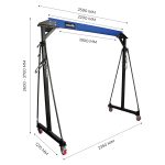 Grue portique 2 tonne