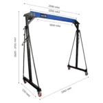 Grue portique 2 tonne