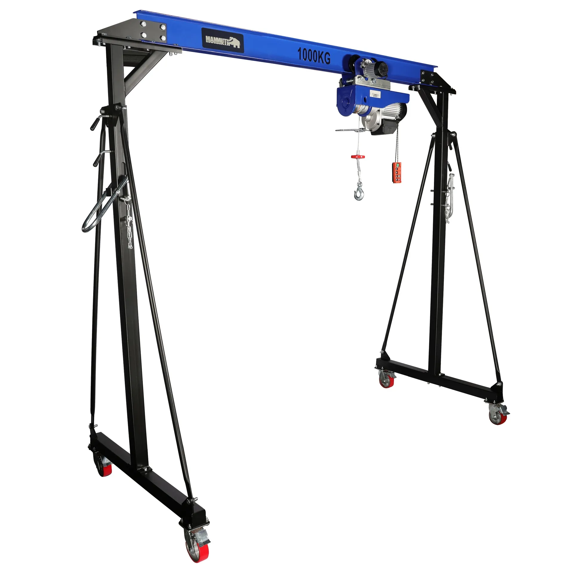 Portique de levage mobile 1 tonne set palan électrique à câble PTK10K2