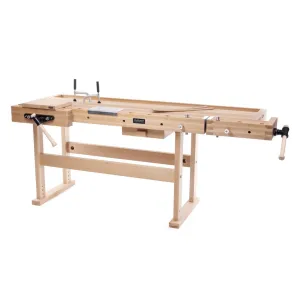 Établi de menuisier en bois Premium Plus 2100 Ramia