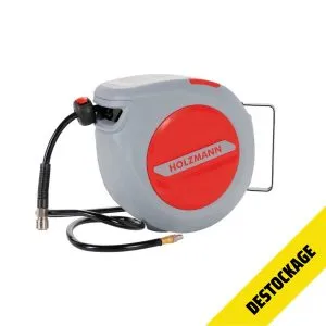 Enrouleur tuyau d'air comprimé Holzmann 15m - LSR15AIR