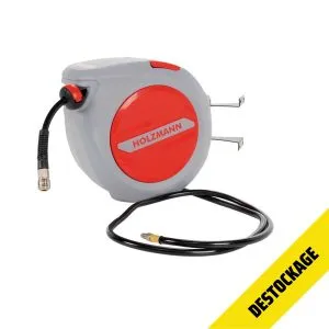 Enrouleur tuyau d'air comprimé Holzmann 20m - LSR20AIR