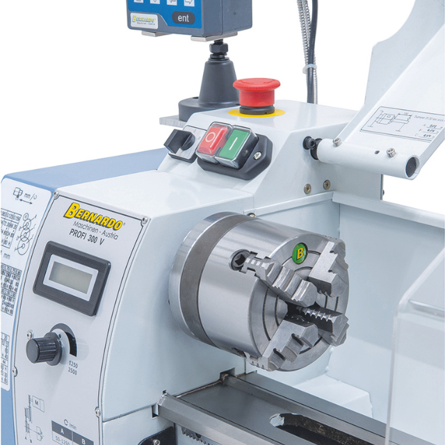 Tour d'établi Bernardo Profi 300 V 230 V avec indicateur digital 2 axes DT 40 05