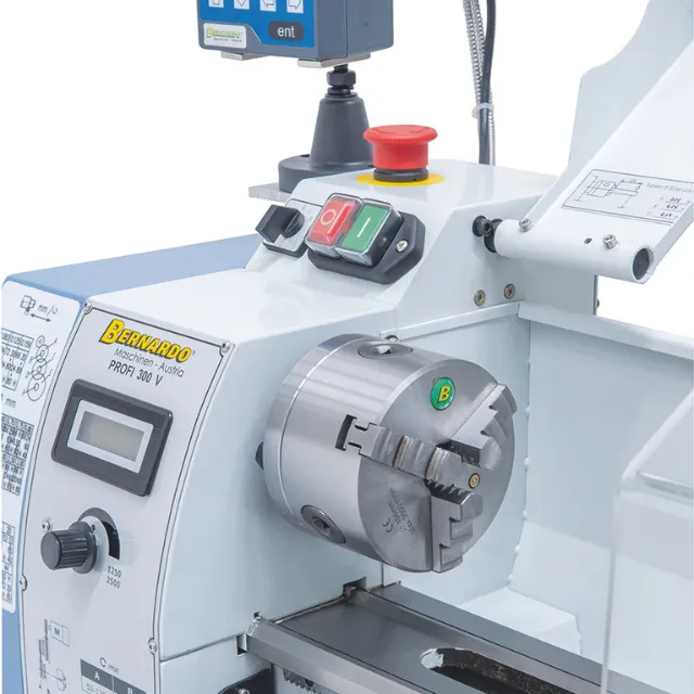 Tour d'établi Bernardo Profi 300 V 230 V avec indicateur digital 2 axes DT 40 09