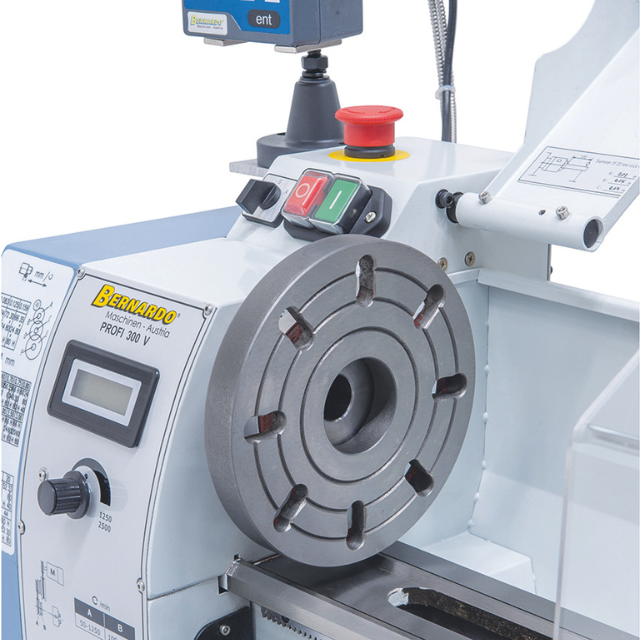 Tour d'établi Bernardo Profi 300 V 230 V avec indicateur digital 2 axes DT 40 10